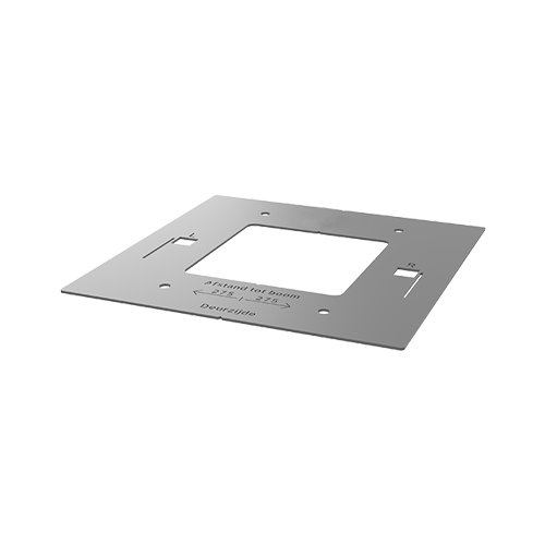 Drilling template for barriers