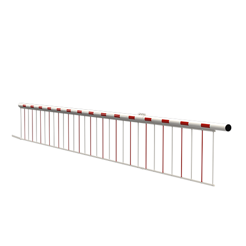 Lisse de barrière rond avec herse articulée inférieur H-912S (câbles de tension non inclus)