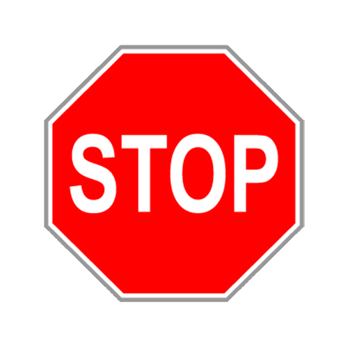 Panneau de signalisation - Stop